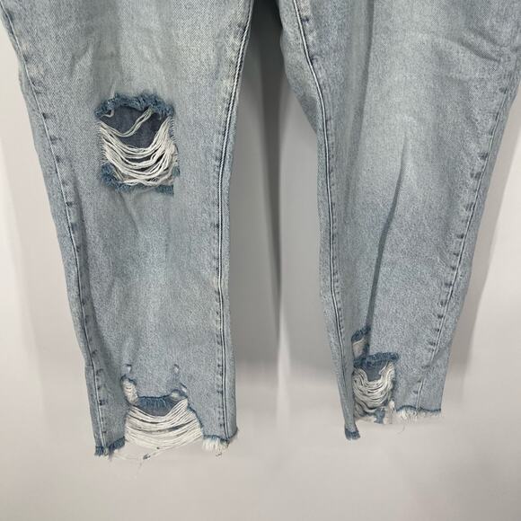 Good American Good Classic High Rise Jeans Light Wash BLUE539 NWT - Picture 4 of 8